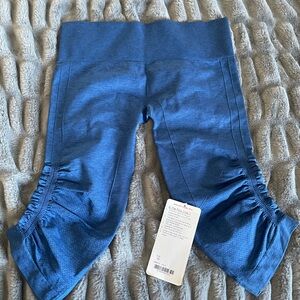 Lululemon Cropped Ruched Leggings
